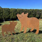 Schwein „Grinsend”