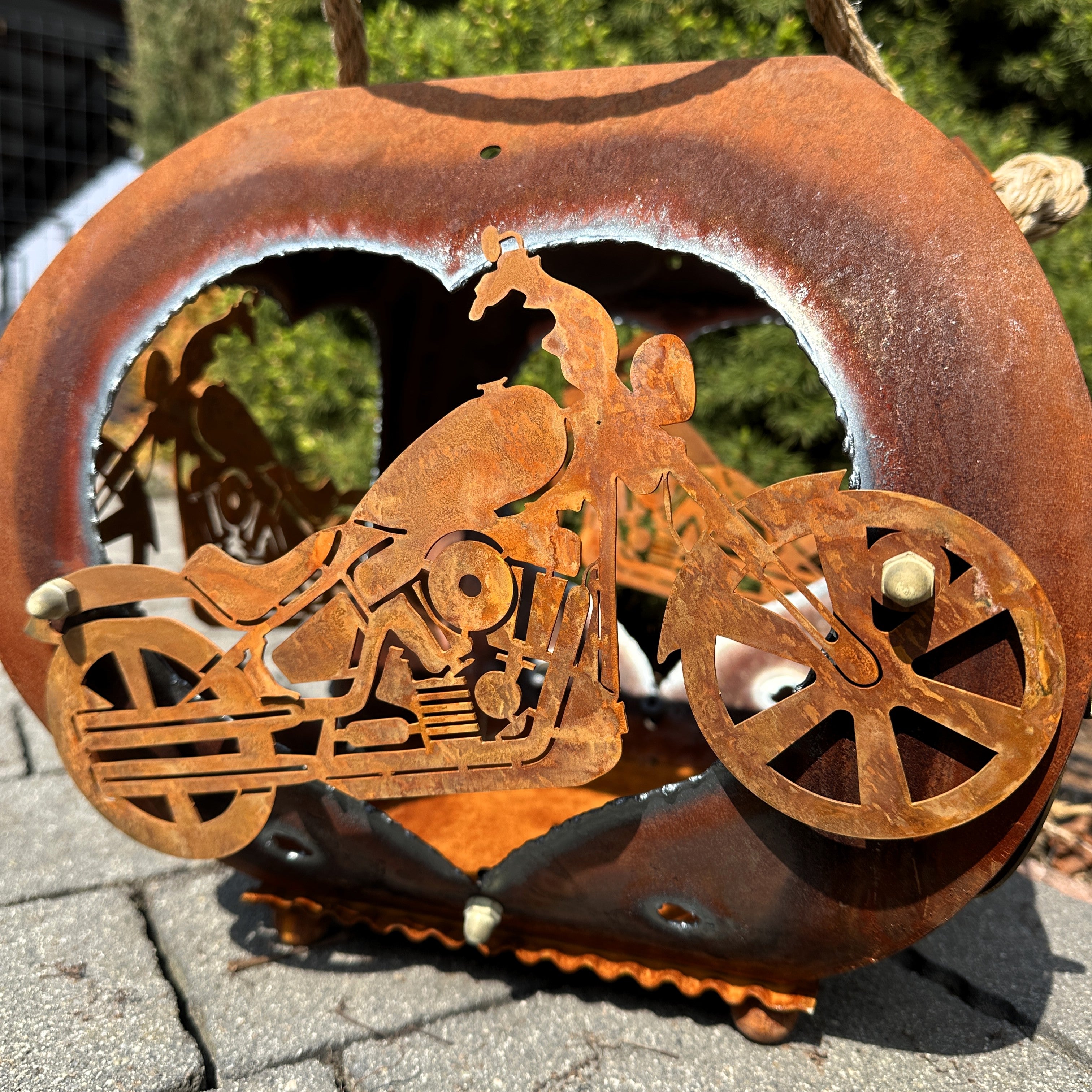 Laterne „Motorrad”